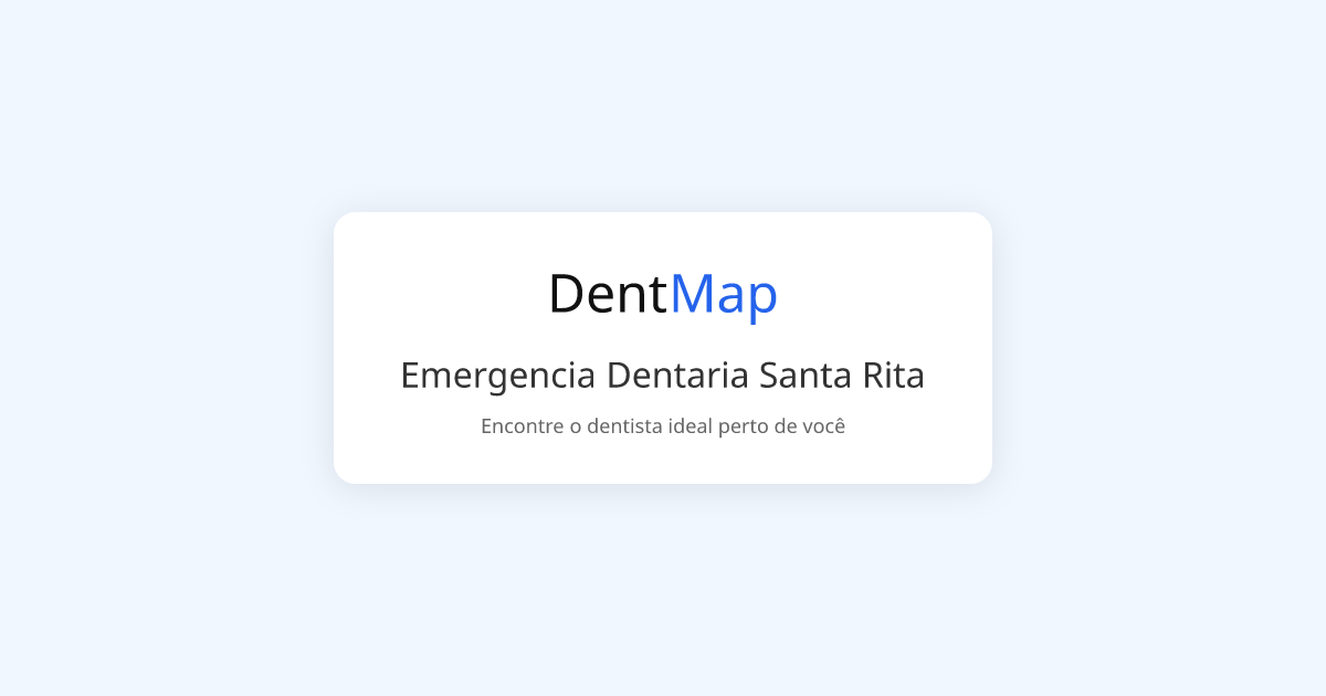 Emergência Dentária 24h em Santa Rita: a partir de R$ 150 · 54 ...